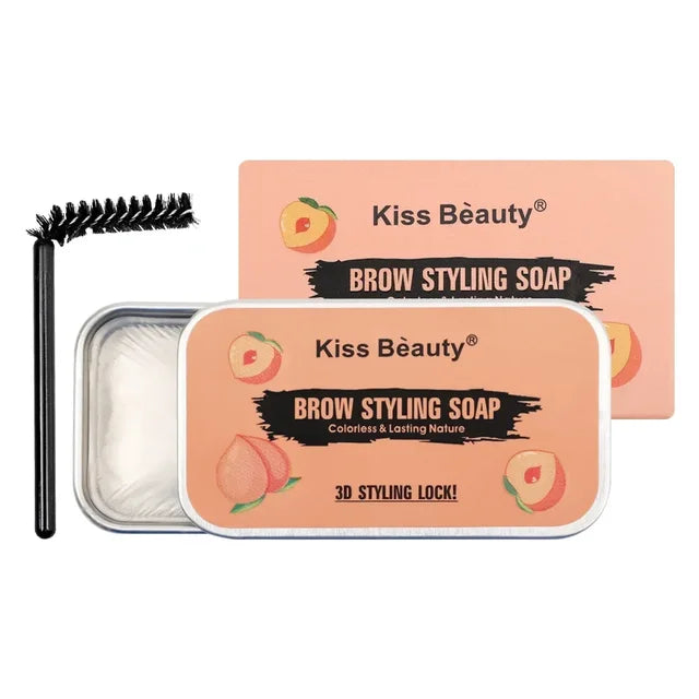 Waterproof Eyebrow Styling Gel Brows Wax Sculpt Soap Long-Lasting 3D Wild Brow Styling Quick Drying Easy To Wear Eyebrow Makeup
