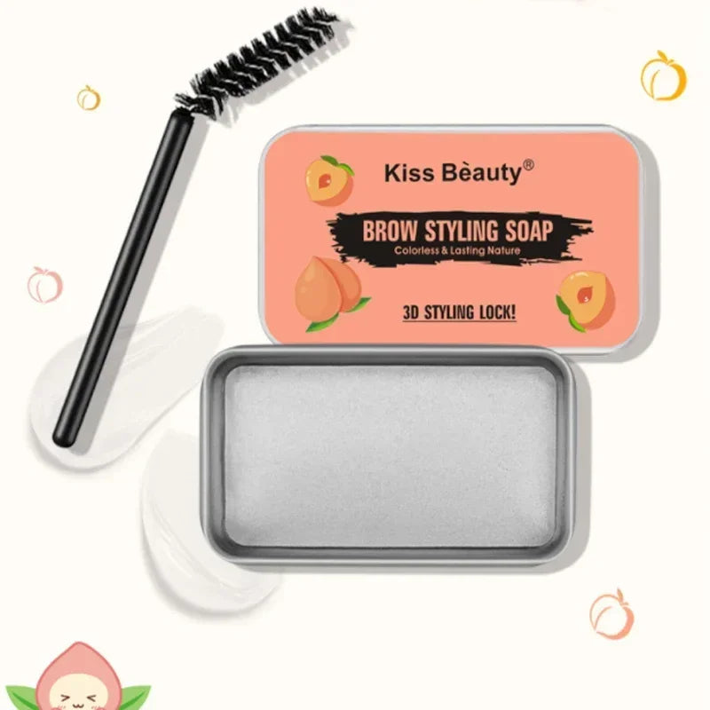 Waterproof Eyebrow Styling Gel Brows Wax Sculpt Soap Long-Lasting 3D Wild Brow Styling Quick Drying Easy To Wear Eyebrow Makeup